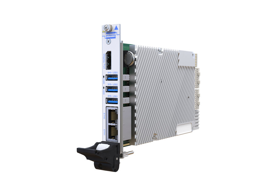 피커링 인터페이스, 세계 최초로 PCIe Gen4 기능을 갖춘 PXIe 싱글-슬롯 임베디드 컨트롤러 출시